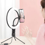 رینگ لایت باسئوس مدل live stream holder-table stand 10inch