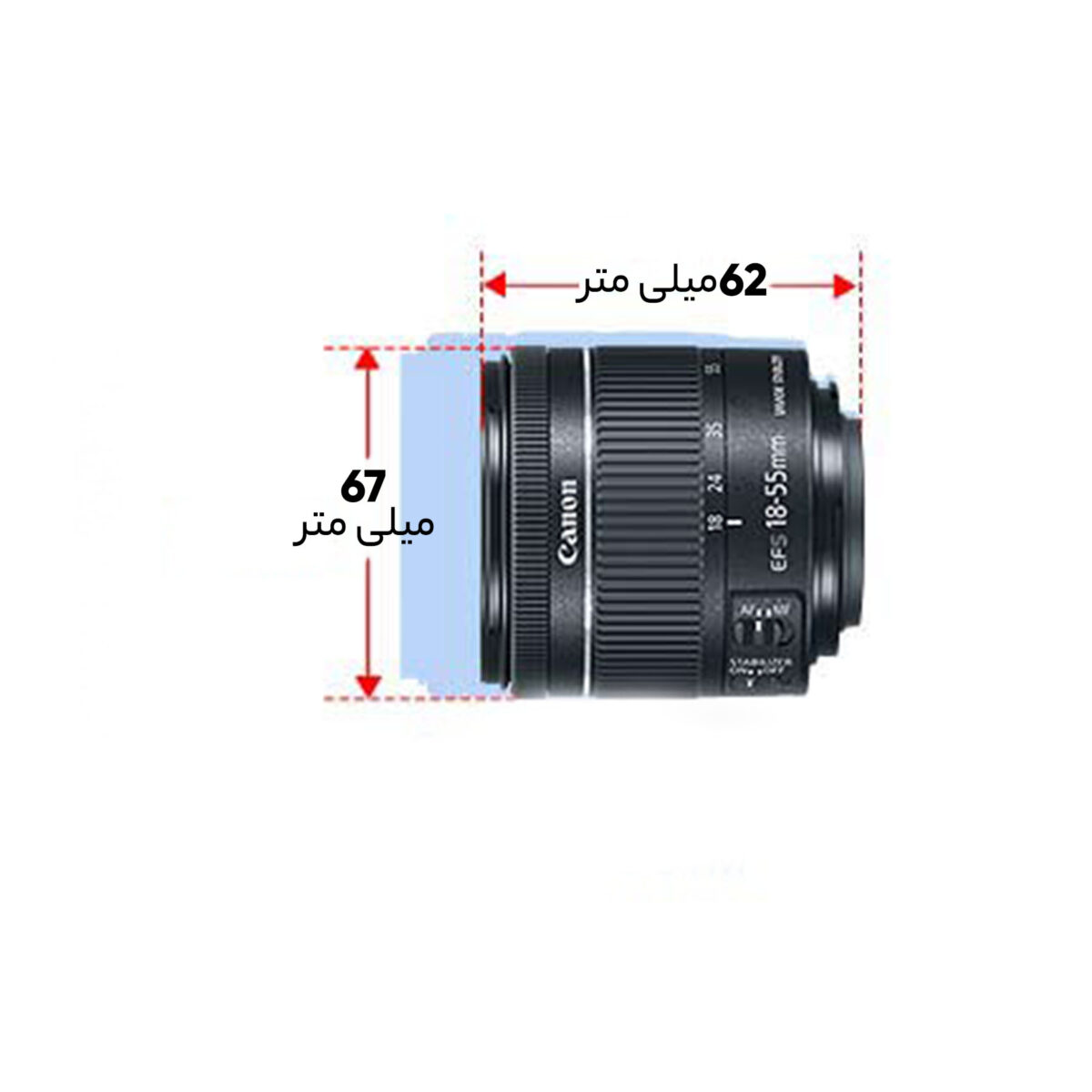 دوربین دیجیتال کانن مدل EOS 850D به همراه لنز 55-18 میلی متر IS STM