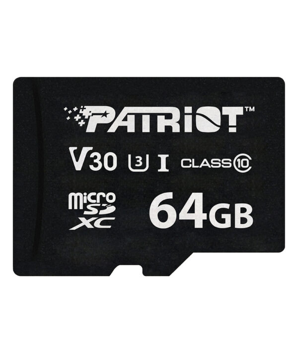 کارت حافظه‌ microSDXC پتریوت مدل VX کلاس 10 استاندارد UHS-I U3-4Kسرعت 90MBps ظرفیت 64 گیگابایت