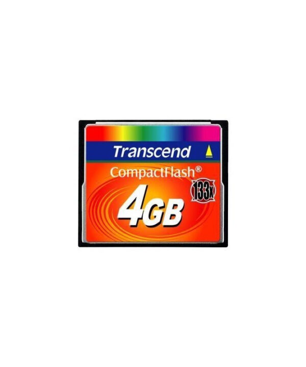 کارت حافظه CF ترنسند مدل TS4GCF133 کلاس 2 استاندارد U1 سرعت 33Mbps ظرفیت 4 گیگابایت