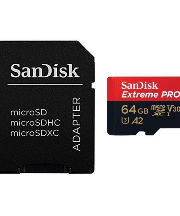 کارت حافظه SDSQXCU سن دیسک مدل Extreme Pro 4k استاندارد UHS-I سرعت 200MBps ظرفیت 64 گیگابایت