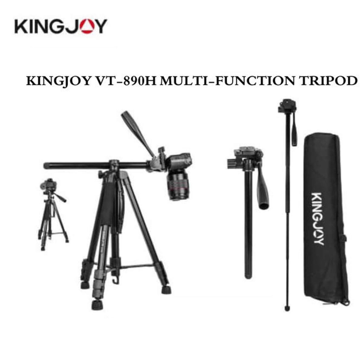 سه پایه دوربین کینگ‌جوی مدل VT-890H