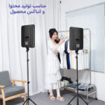 نور ثابت ال ای دی زومی مدل FC999 110w به همراه سه پایه