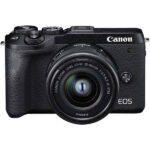 دوربین دیجیتال بدون آینه کانن مدل EOS M6 Mark II kit 15-45mm