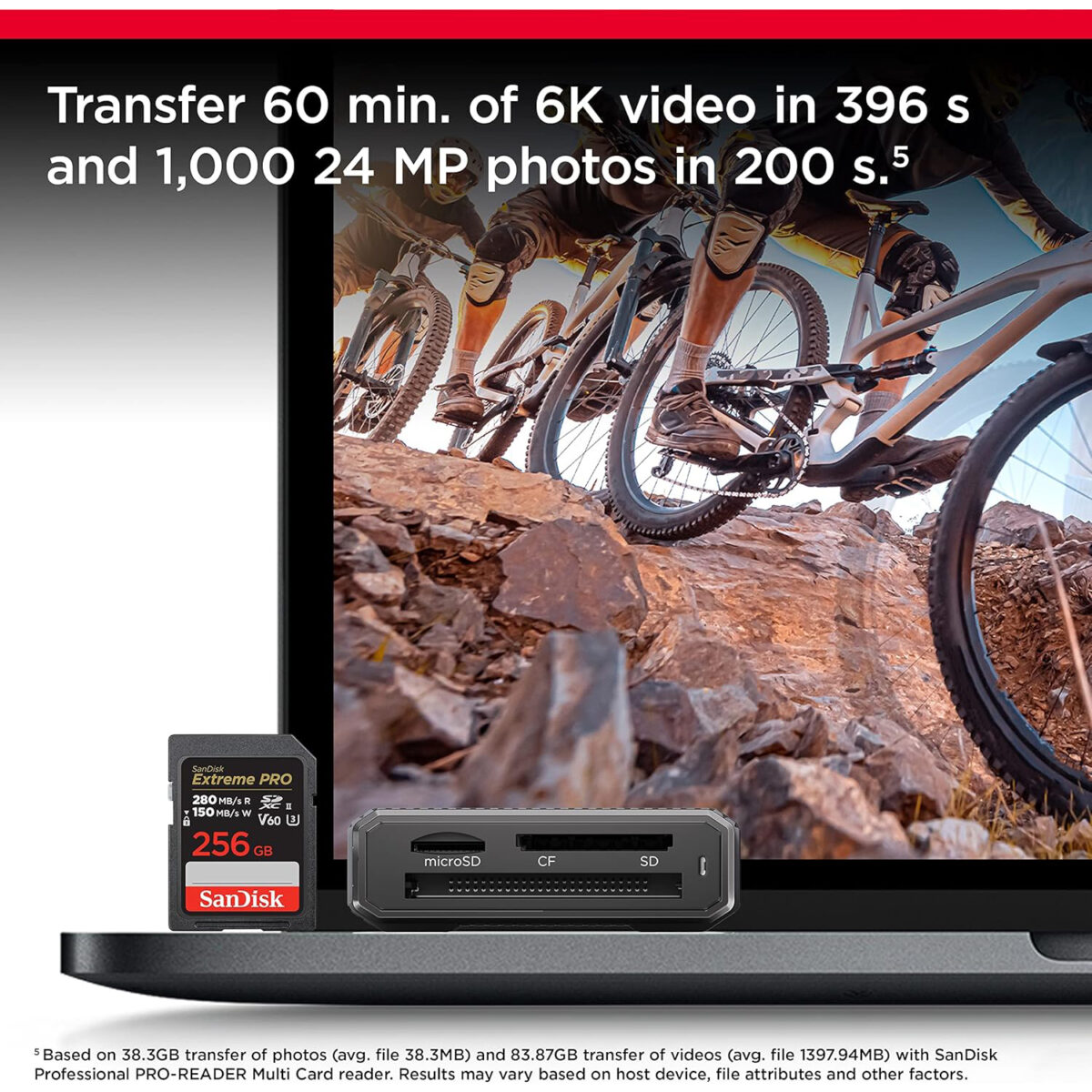 کارت حافظه SDXC سن دیسک مدل EXTREME PRO کلاس 10 استاندارد UHS-I U3 سرعت 280MB/s ظرفیت 256 گیگابایت
