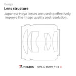لنز دوربین سون آرتیزانس مدل 55mm F/1.4 Mark II For Sony E