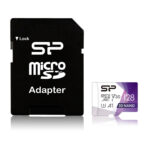 کارت حافظه microSDXC سیلیکون پاور مدل Superior Pro کلاس 10 استاندارد UHS-I U3 سرعت 100MBps ظرفیت 128 گیگابایت به همراه آداپتور SD