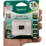 کارت حافظه microSDHC اپیسر مدل AP16G کلاس 10 استاندارد UHS-I U1 سرعت 85MBps ظرفیت 16 گیگابایت