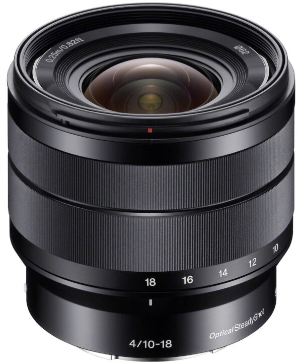 لنز دوربین سونی مدل  E 10-18mm f/4 OSS