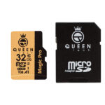 کارت حافظه Micro SD HC کوئین تک مدل A1-V30-633X کلاس 10 استاندارد سرعت UHS-l U3 سرعت 95MBps ظرفیت 32 گیگابایت به همراه آداپتور SD