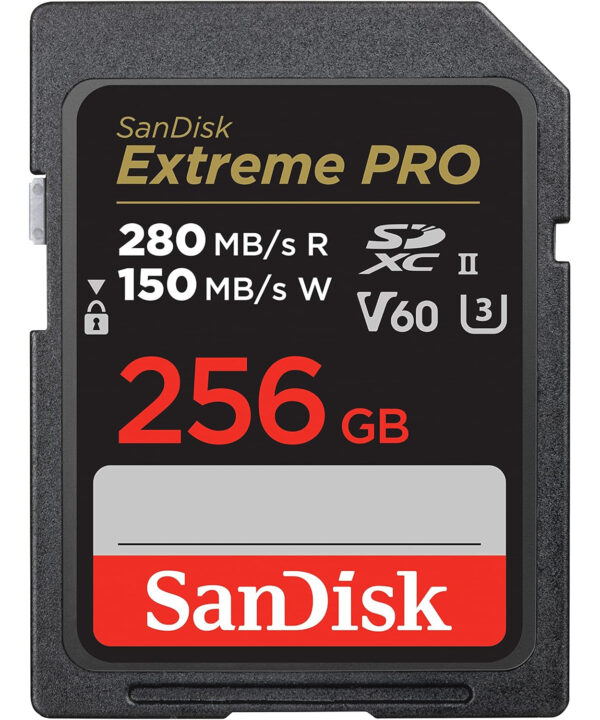 کارت حافظه SDXC سن دیسک مدل EXTREME PRO کلاس 10 استاندارد UHS-I U3 سرعت 280MB/s ظرفیت 256 گیگابایت