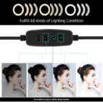 رینگ لایت مدل QS_DX_110 به همراه سه پایه
