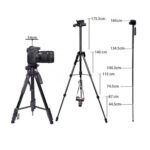 سه پایه دوربین مدل KP-2264 کد 196 مجموعه 2 عددی