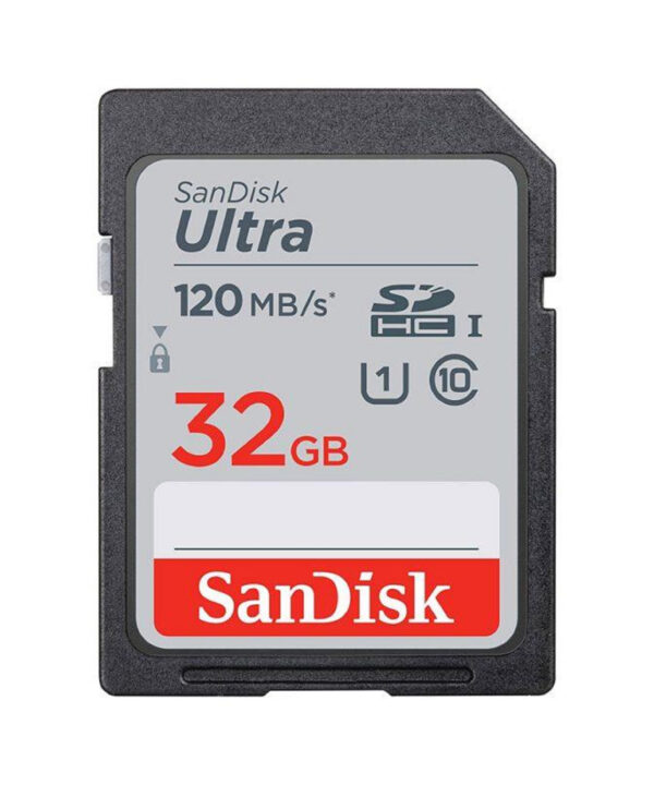 کارت حافظه SDHC  مدل Ultra کلاس 10 استاندارد UHS-I U1 سرعت 120MB/s ظرفیت 32 گیگابایت