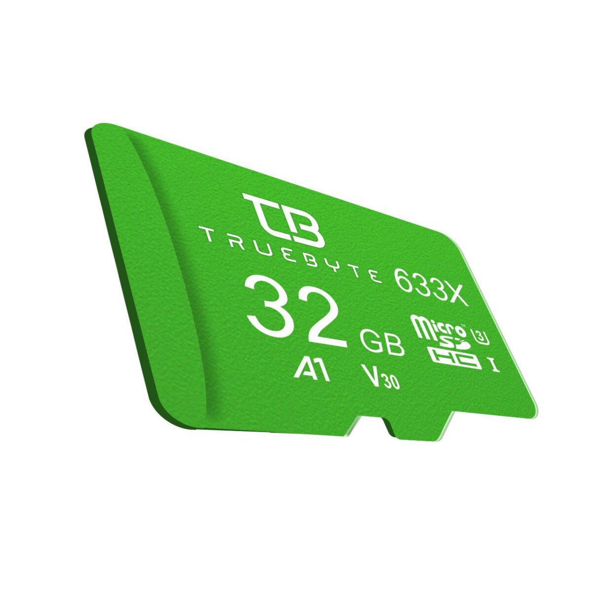 کارت حافظه microSDHC تروبایت مدل A1-V30-633X کلاس 10 استاندارد UHS-I U3 سرعت UHS-I U3 سرعت 95MBps ظرفیت 32 گیگابایت به همراه آداپتور SD و کارت خوان