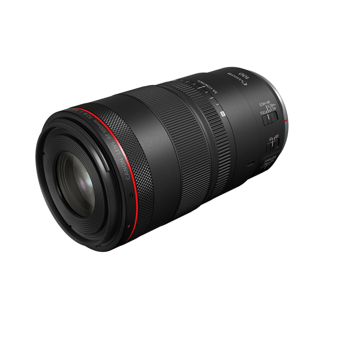 لنز دوربین کانن مدل  RF 100mm f/2.8L Macro IS USM
